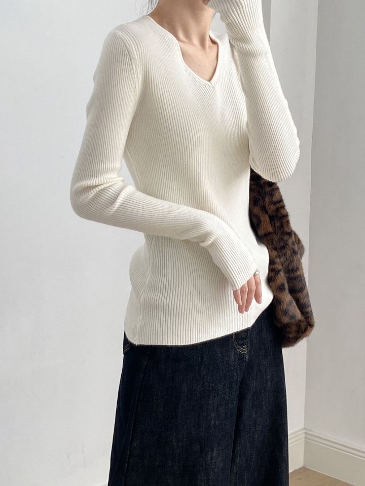 STAY HERE韓國代購㊣女裝新款推薦熱賣真品職業時尚針織衫STAY HERE針織衫