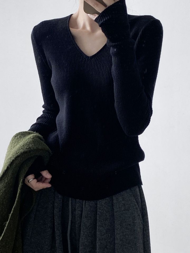 STAY HERE韓國代購㊣女裝新款推薦熱賣真品職業時尚針織衫STAY HERE針織衫