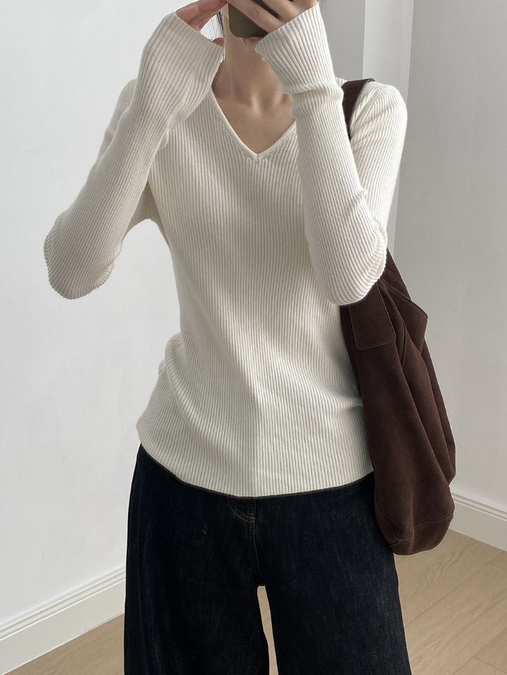 STAY HERE韓國代購㊣女裝新款推薦熱賣真品職業時尚針織衫STAY HERE針織衫圖色5