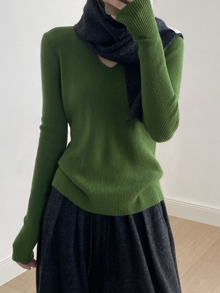 STAY HERE韓國代購㊣女裝新款推薦熱賣真品職業時尚針織衫STAY HERE針織衫圖色6