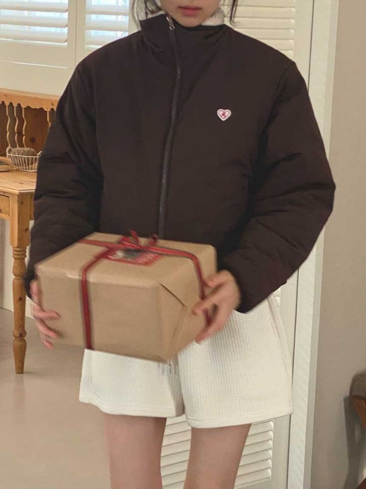 STAY HERE韓國直郵㊣女士新品推薦休閑真品夾克兩面穿雙面STAY HERE夾克