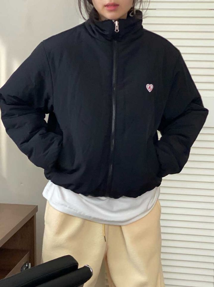 STAY HERE韓國直郵㊣女士新品推薦休閑真品夾克兩面穿雙面STAY HERE夾克