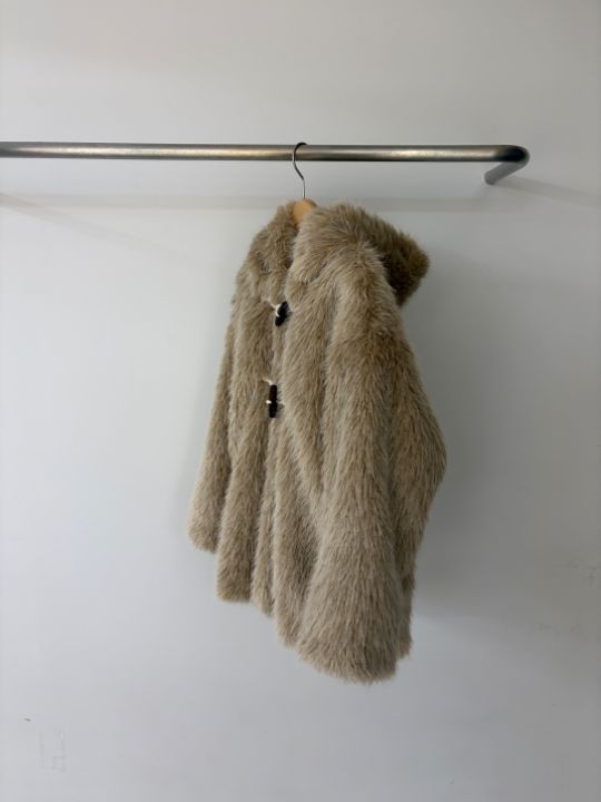 CALLIT東大門㊣直郵女裝新款休閑時尚人氣短款大衣皮草連帽CALLIT短款大衣