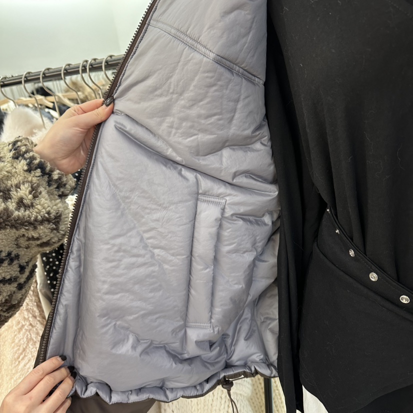 THEMORYPARK東大門㊣直郵女士新款熱賣短款羽絨服里外穿雙面THE MORY PARK短款羽絨服