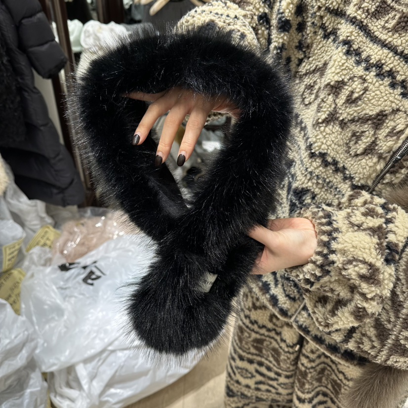 THEMORYPARK東大門㊣代購女士新品休閑熱賣圍巾披肩毛絨圍巾THE MORY PARK圍巾/披肩圖色3