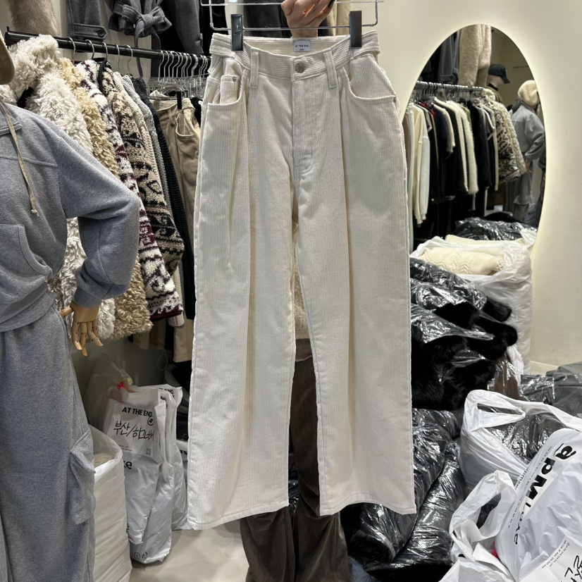 AT THE END東大門㊣直郵女裝新品休閑時尚熱賣25秋冬休閑褲AT THE END休閑褲圖色1