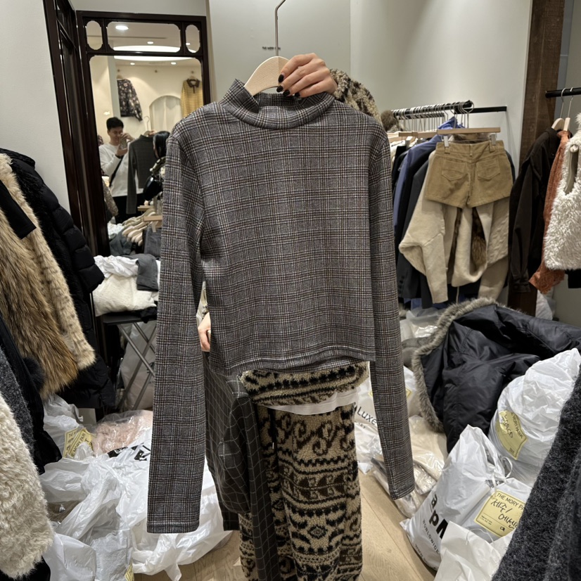 THEMORYPARK韓國代購㊣女士新款人氣推薦休閑熱賣職業長袖T恤THE MORY PARK長袖T恤圖色1