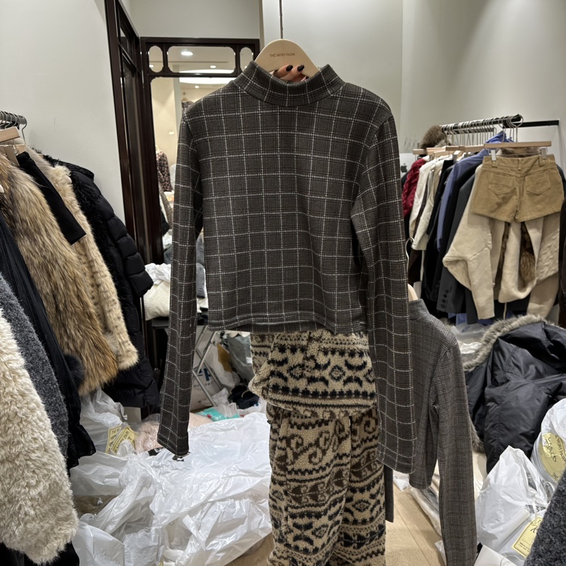 THEMORYPARK韓國代購㊣女士新款人氣推薦休閑熱賣職業長袖T恤THE MORY PARK長袖T恤圖色2