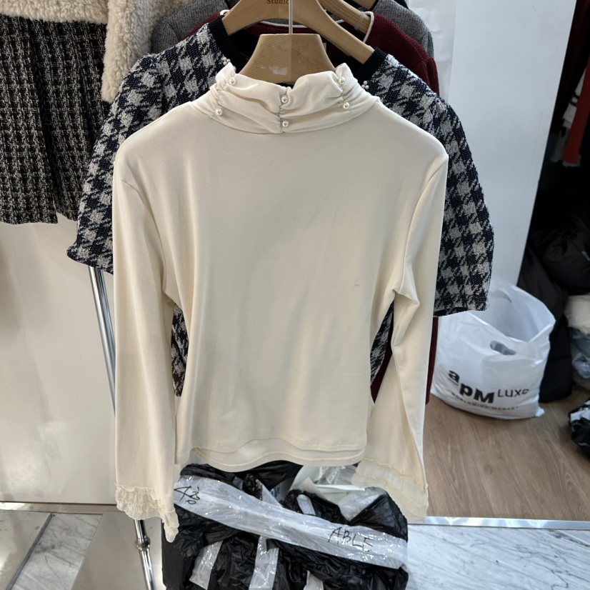 ABLESTUDIO東大門㊣代購女裝新款時尚熱賣推薦真品職業長袖T恤ABLESTUDIO長袖T恤