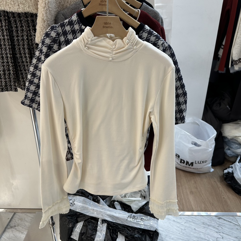 ABLESTUDIO東大門㊣代購女裝新款時尚熱賣推薦真品職業長袖T恤ABLESTUDIO長袖T恤圖色1