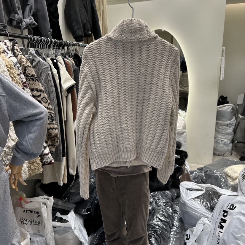AT THE END韓國直郵㊣女裝新款職業推薦熱賣人氣25秋冬毛衣AT THE END毛衣