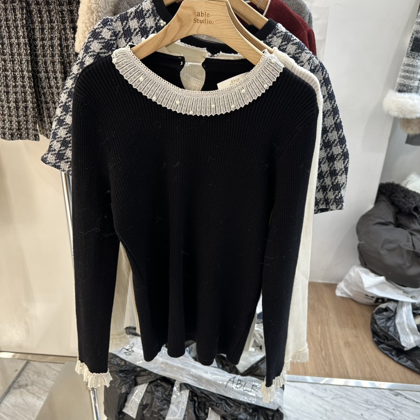 ABLESTUDIO東大門㊣直郵女士新品休閑時尚職業人氣熱賣針織衫ABLESTUDIO針織衫圖色2