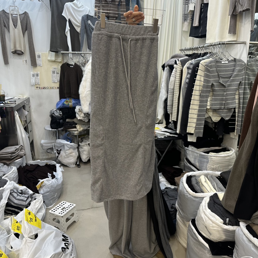 BILLION-L東大門㊣代購女士新款25秋冬推薦人氣熱賣休閑長裙BILLION-L長裙圖色1