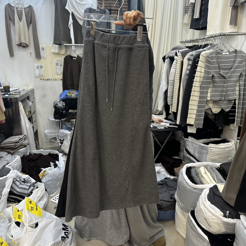 BILLION-L東大門㊣代購女士新款25秋冬推薦人氣熱賣休閑長裙BILLION-L長裙圖色2