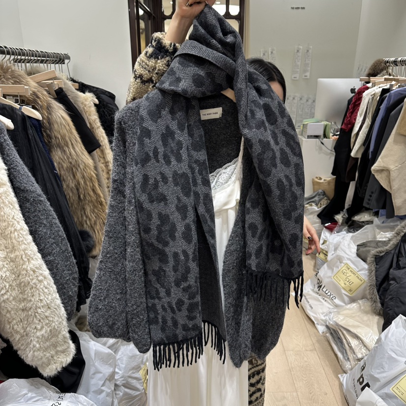 THEMORYPARK東大門㊣直郵女裝新品25秋冬休閑真品圍巾披肩圍巾THE MORY PARK圍巾/披肩圖色1