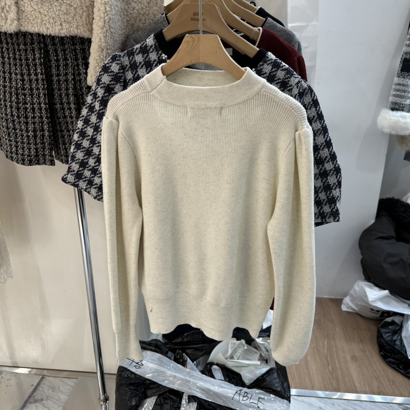 ABLESTUDIO東大門㊣代購女士新款推薦職業休閑時尚25秋冬針織衫ABLESTUDIO針織衫