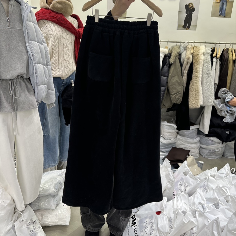 VIVEL東大門㊣直郵女士新品推薦人氣25秋冬時尚職業休閑褲加絨VIVEL休閑褲