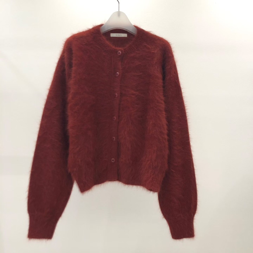 BAHATI東大門㊣實拍女士新品休閑25秋冬針織衫安哥拉羊毛開衫BAHATI針織衫圖色2