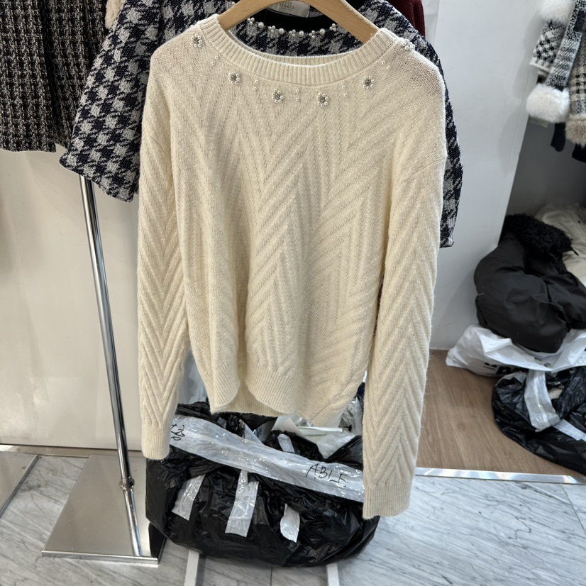 ABLESTUDIO東大門㊣直郵女裝新品時尚休閑熱賣推薦人氣毛衣ABLESTUDIO毛衣圖色3