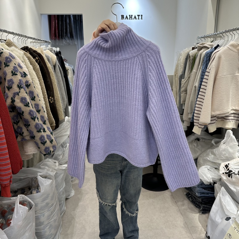 BAHATI韓國直郵㊣女裝新品人氣25秋冬休閑熱賣職業推薦毛衣BAHATI毛衣