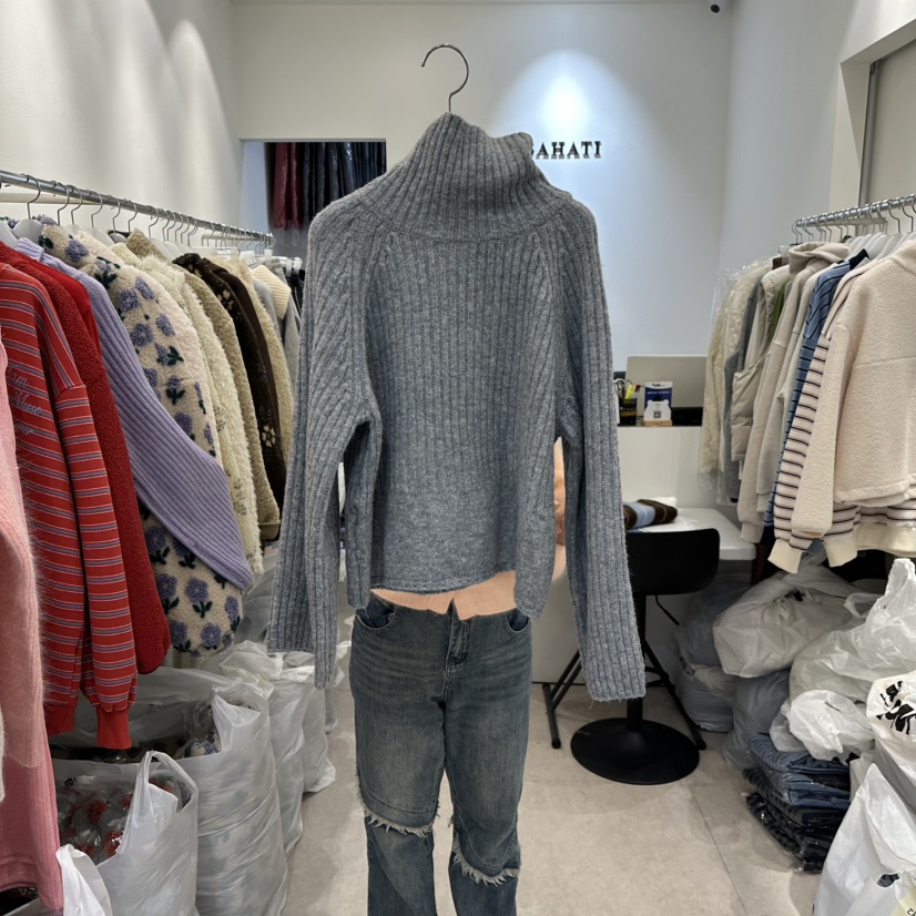 BAHATI韓國直郵㊣女裝新品人氣25秋冬休閑熱賣職業推薦毛衣BAHATI毛衣圖色2