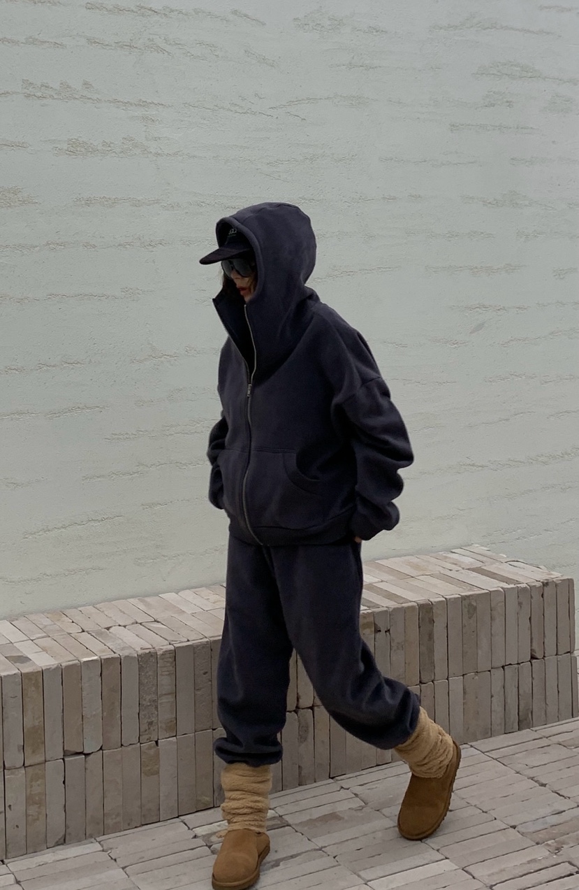 PARIS MATCH韓國直郵㊣女裝新款推薦人氣休閑25秋冬夾克連帽衫PARIS MATCH夾克