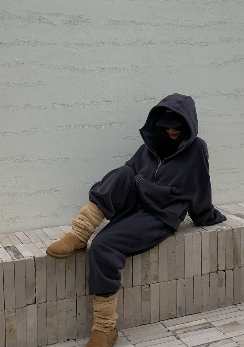 PARIS MATCH韓國直郵㊣女裝新款推薦人氣休閑25秋冬夾克連帽衫PARIS MATCH夾克