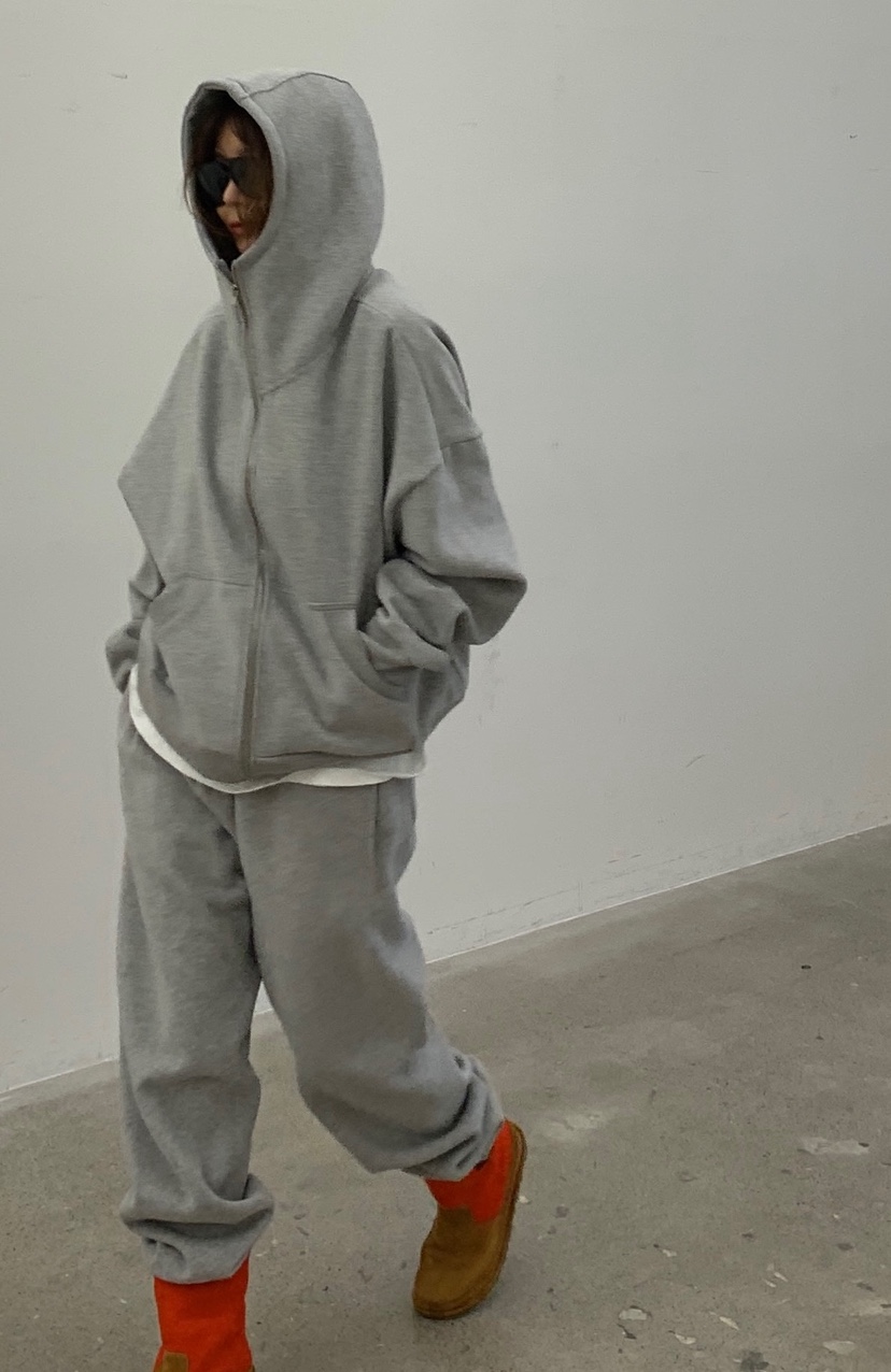 PARIS MATCH韓國直郵㊣女裝新款推薦人氣休閑25秋冬夾克連帽衫PARIS MATCH夾克圖色1