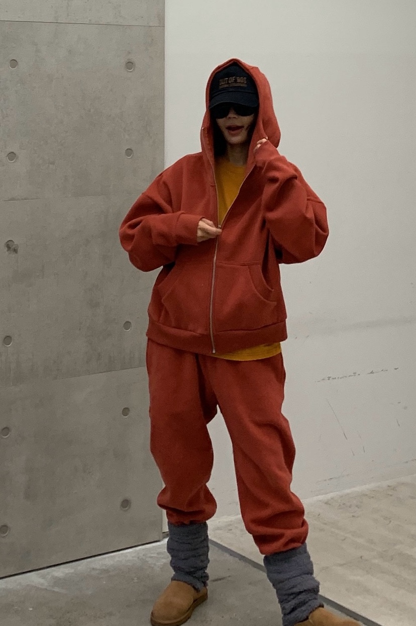 PARIS MATCH韓國直郵㊣女裝新款推薦人氣休閑25秋冬夾克連帽衫PARIS MATCH夾克圖色3