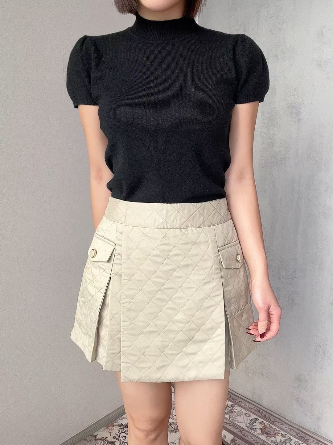 SOOMANCHAE-수만채-T東大門㊣直郵女裝新品時尚短裙裹身裙SOOMANCHAE短裙