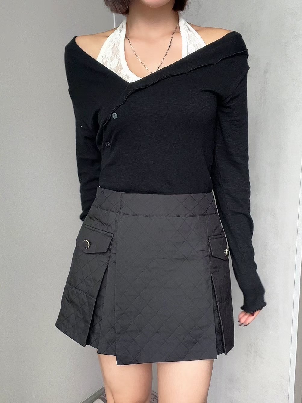 SOOMANCHAE-수만채-T東大門㊣直郵女裝新品時尚短裙裹身裙SOOMANCHAE短裙