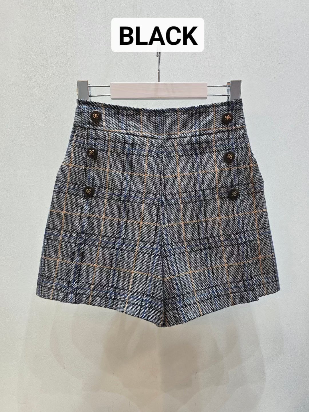 SOOMANCHAE-수만채-T韓國直郵㊣女裝新品職業熱賣25秋冬短褲SOOMANCHAE短褲圖色2