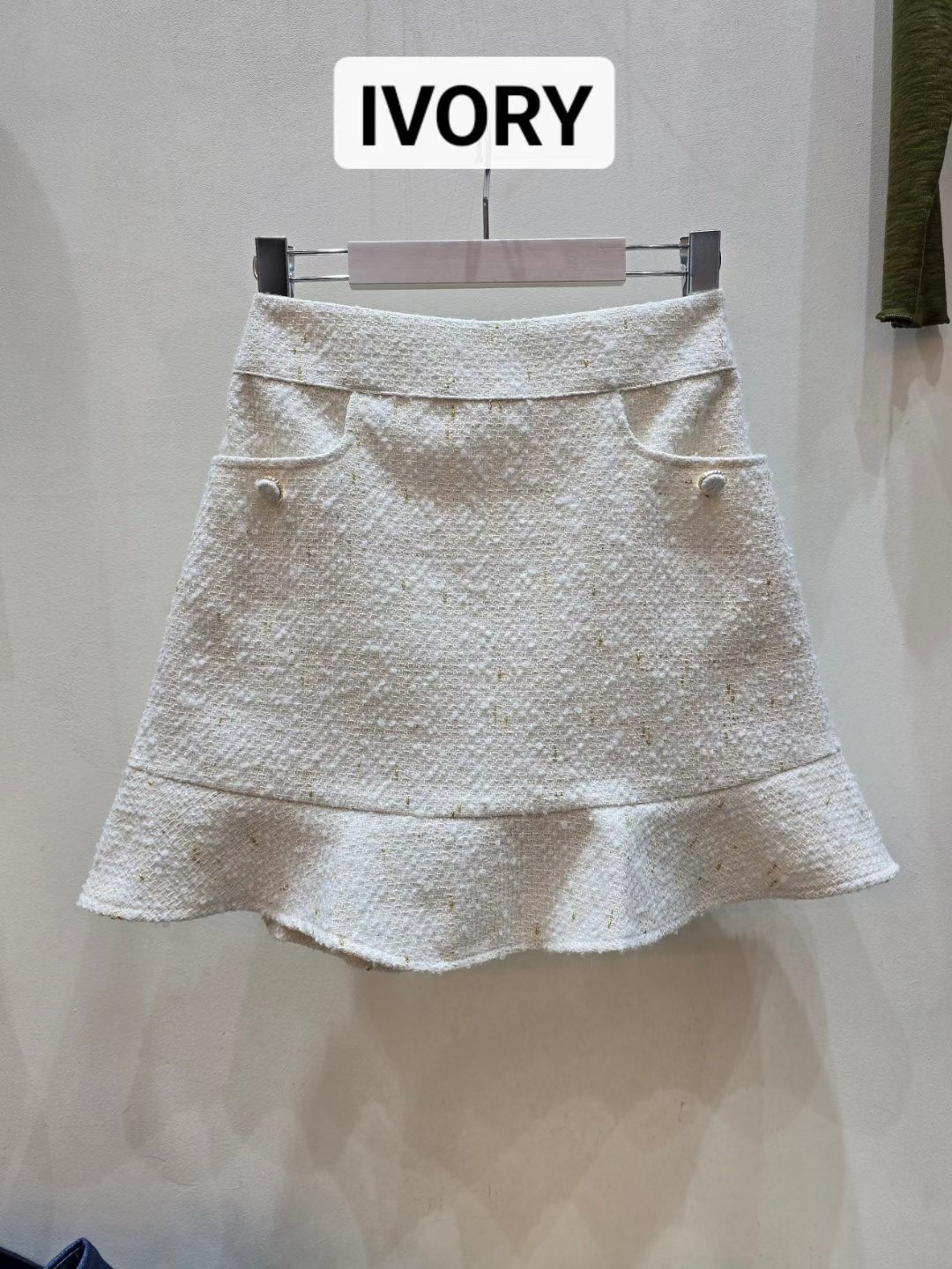 SOOMANCHAE-수만채-T韓國直郵㊣女士新品休閑職業時尚短裙SOOMANCHAE短裙圖色1