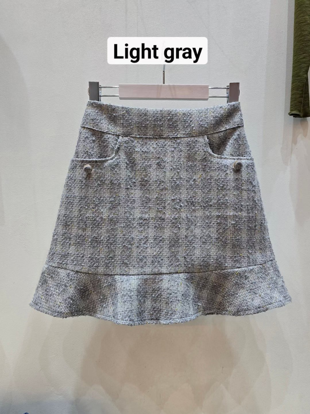 SOOMANCHAE-수만채-T韓國直郵㊣女士新品休閑職業時尚短裙SOOMANCHAE短裙圖色2