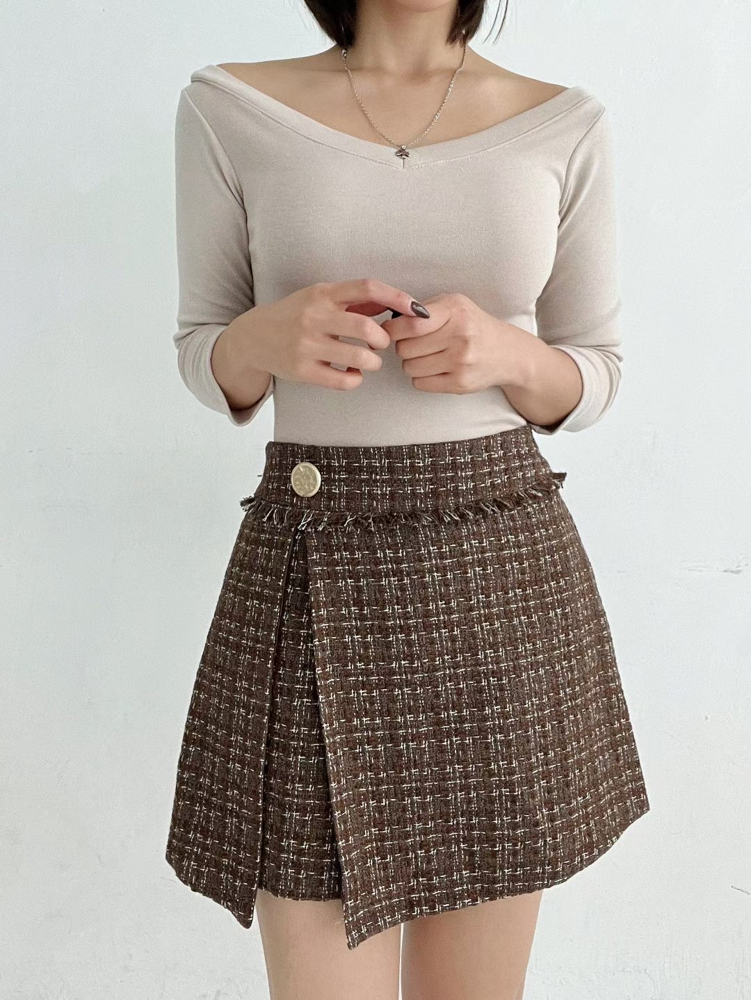 SOOMANCHAE-수만채-T東大門㊣代購女裝新款熱賣人氣休閑裙褲SOOMANCHAE裙褲