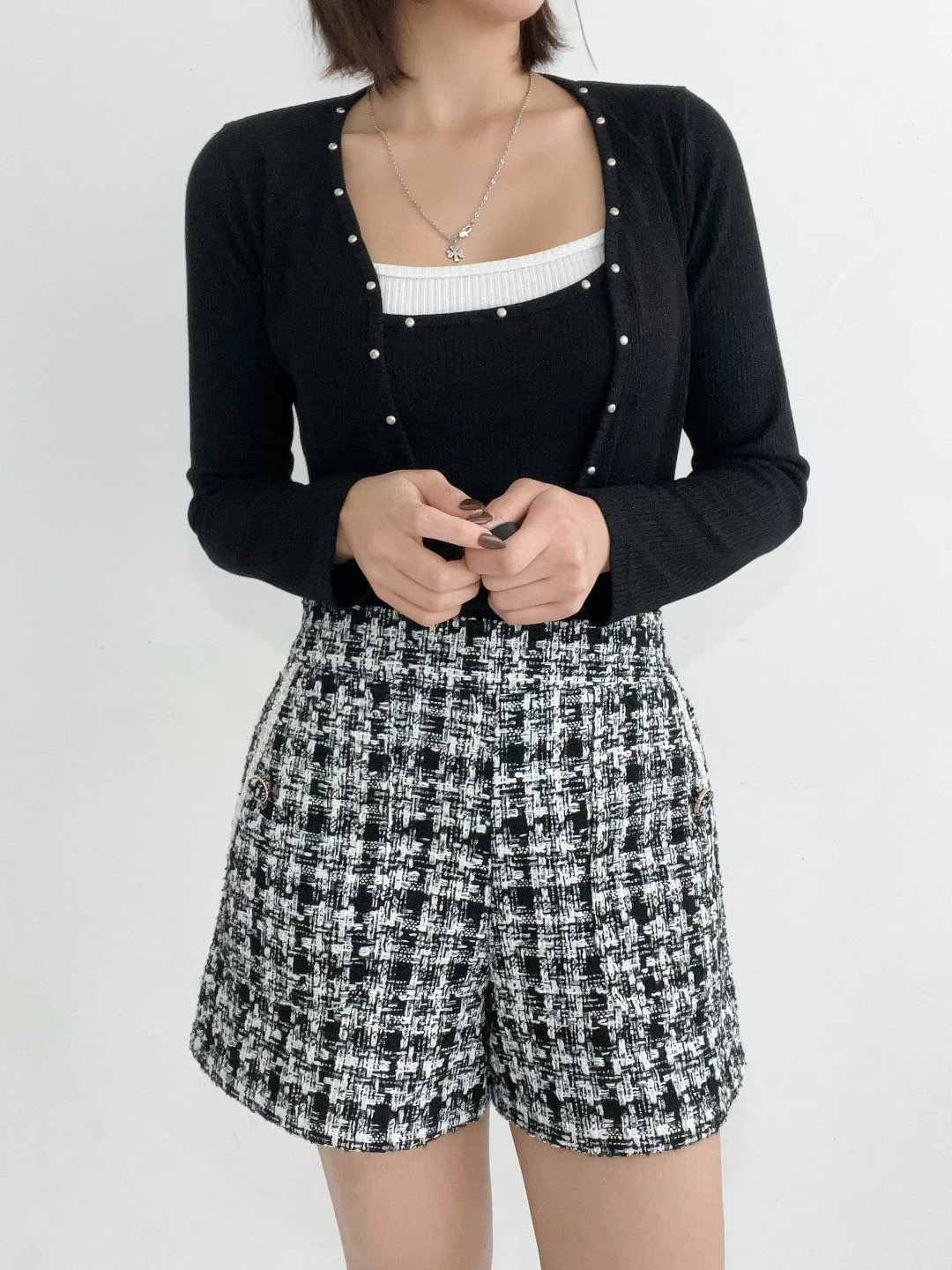 SOOMANCHAE-수만채-T東大門㊣直郵女裝新品時尚熱賣休閑短褲SOOMANCHAE短褲