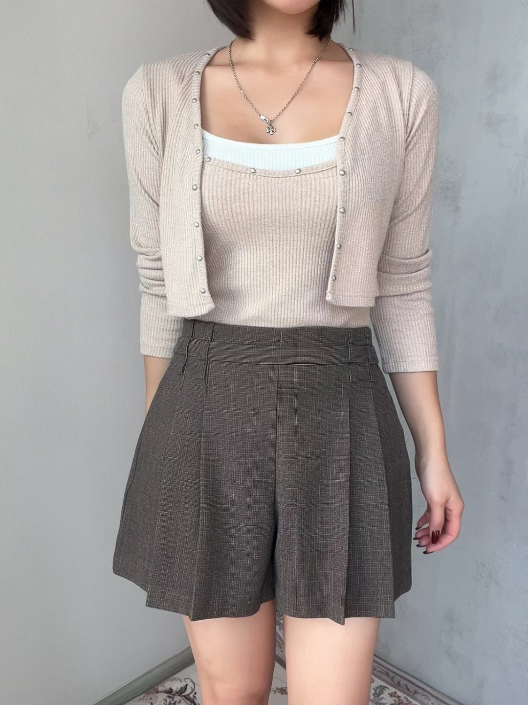 SOOMANCHAE-수만채-T東大門㊣直郵女裝新款25秋冬推薦短褲SOOMANCHAE短褲