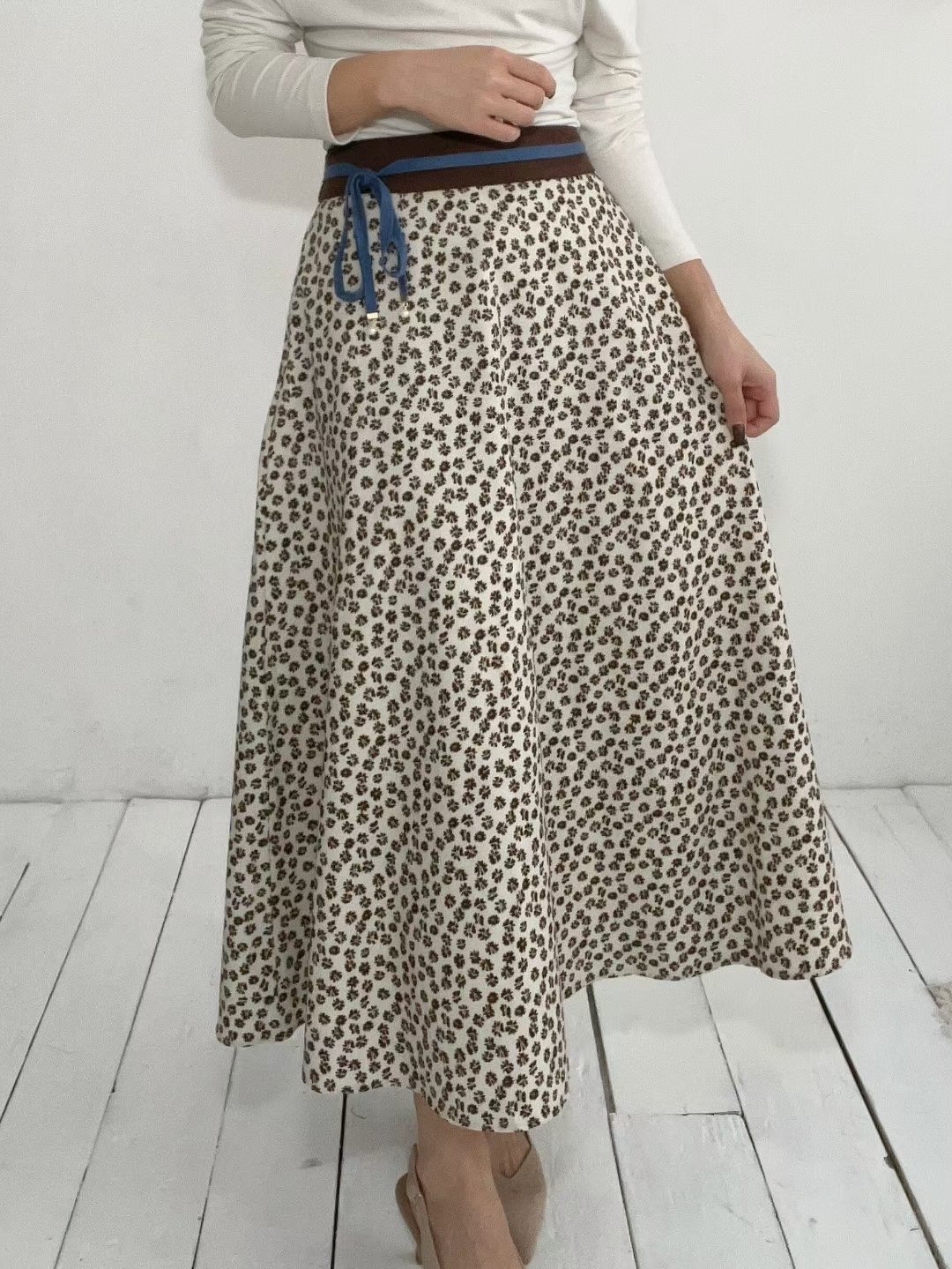 SOOMANCHAE-수만채-T東大門㊣代購女裝新品時尚25秋冬長裙SOOMANCHAE長裙