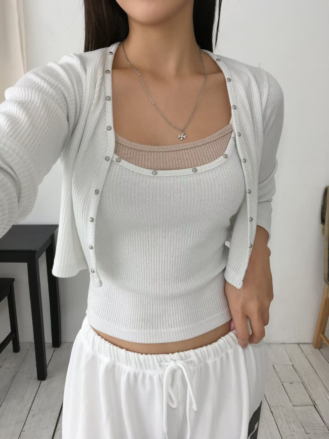 SOOMANCHAE-수만채-T韓國代購㊣女裝新款休閑時尚人氣套裝SOOMANCHAE套裝圖色4