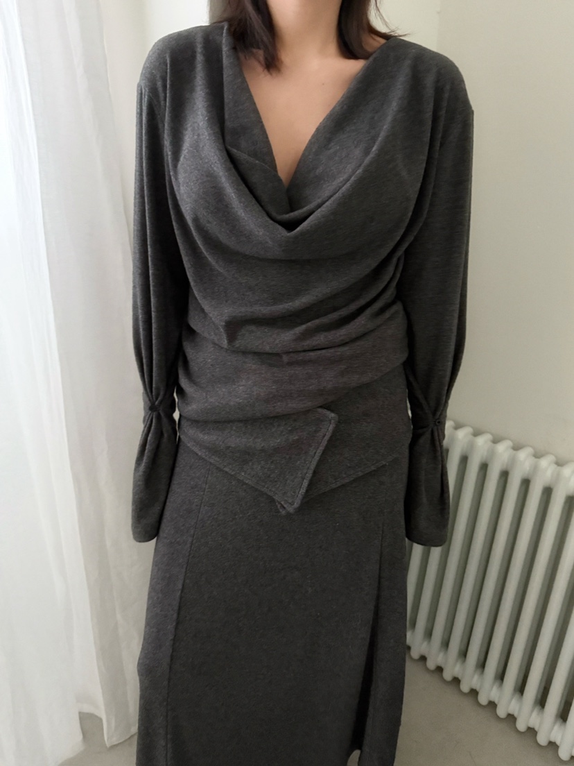 AWESOMESAUCE東大門㊣代購女士新品25秋冬休閑職業真品長袖T恤AWESOME SAUCE長袖T恤