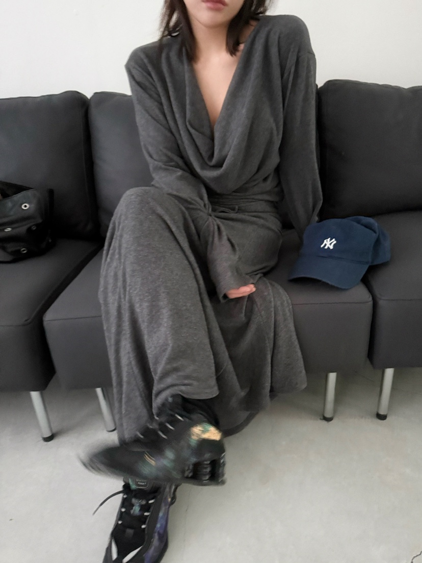 AWESOMESAUCE東大門㊣代購女士新品25秋冬休閑職業真品長袖T恤AWESOME SAUCE長袖T恤