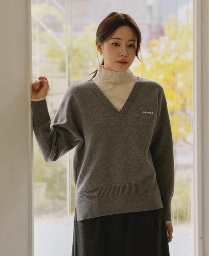 I BLLE韓國代購㊣女裝新品時尚人氣真品職業25秋冬推薦針織衫I BLLE針織衫