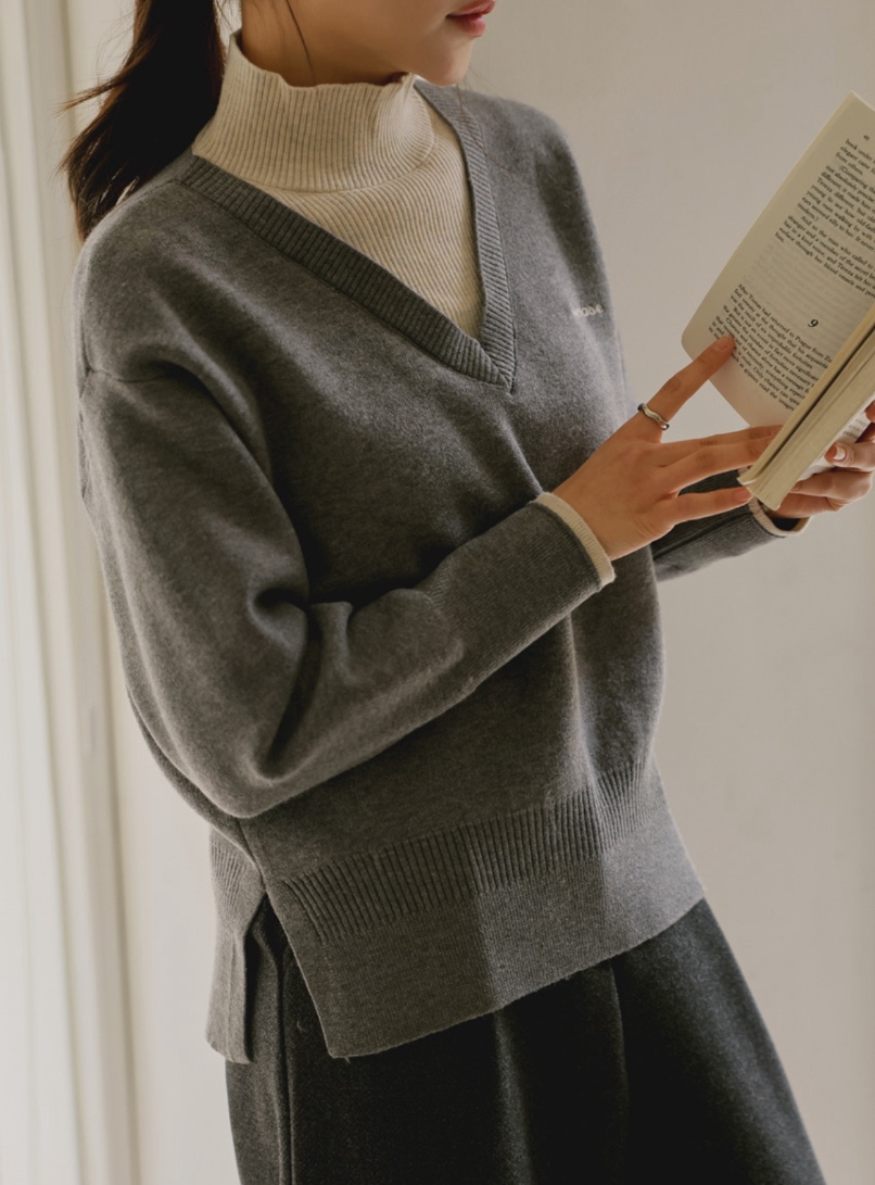 I BLLE韓國代購㊣女裝新品時尚人氣真品職業25秋冬推薦針織衫I BLLE針織衫