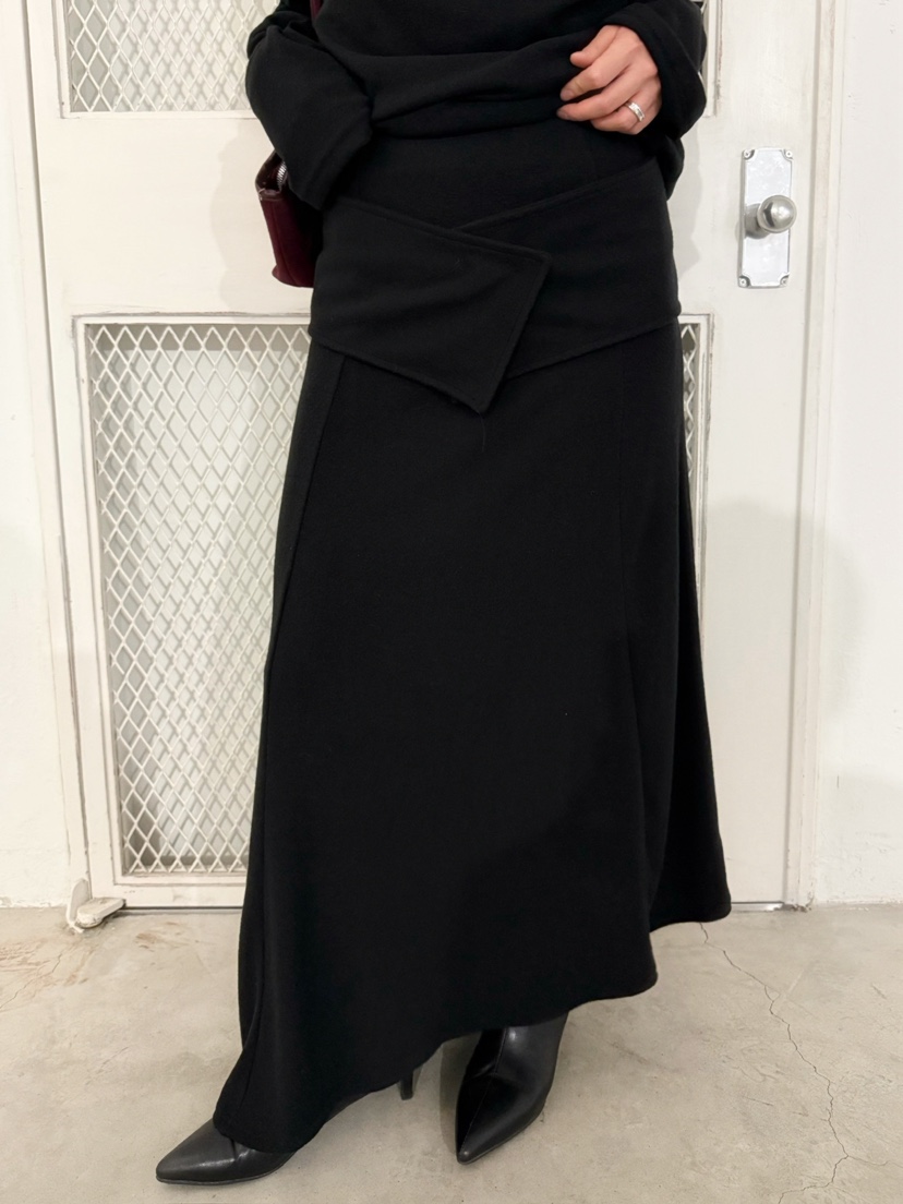 AWESOMESAUCE韓國直郵㊣女士新品推薦休閑熱賣真品25秋冬長裙AWESOME SAUCE長裙