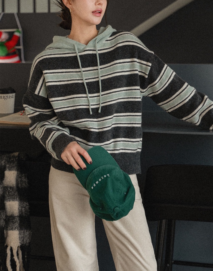 I BLLE韓國直郵㊣女士新款休閑時尚真品推薦25秋冬職業針織衫I BLLE針織衫