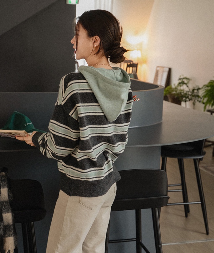 I BLLE韓國直郵㊣女士新款休閑時尚真品推薦25秋冬職業針織衫I BLLE針織衫