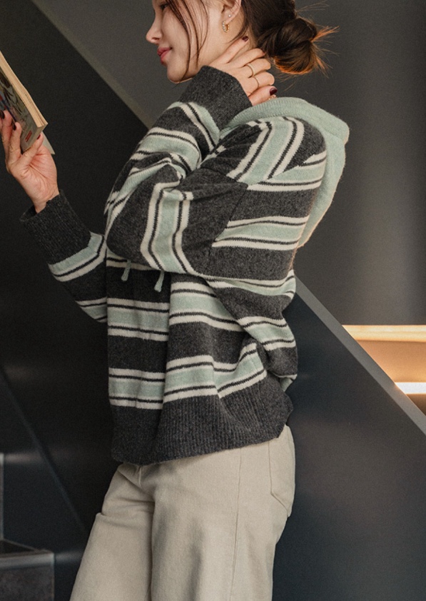 I BLLE韓國直郵㊣女士新款休閑時尚真品推薦25秋冬職業針織衫I BLLE針織衫