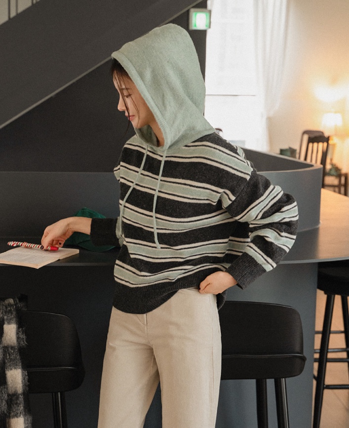 I BLLE韓國直郵㊣女士新款休閑時尚真品推薦25秋冬職業針織衫I BLLE針織衫