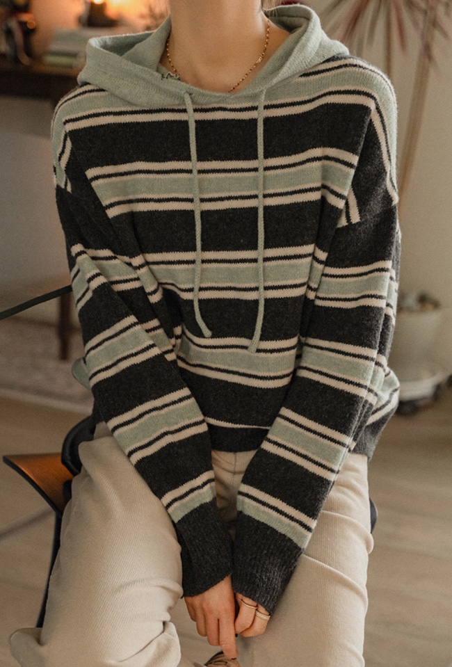 I BLLE韓國直郵㊣女士新款休閑時尚真品推薦25秋冬職業針織衫I BLLE針織衫