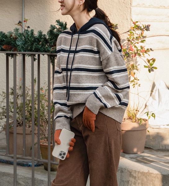 I BLLE韓國直郵㊣女士新款休閑時尚真品推薦25秋冬職業針織衫I BLLE針織衫